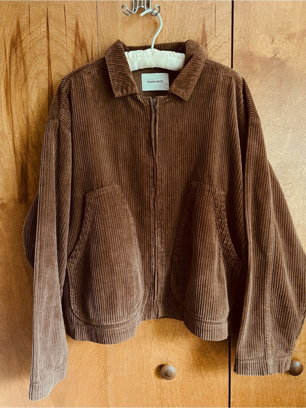 Shaina Mote Studio Coat Cord Walnut Size Small